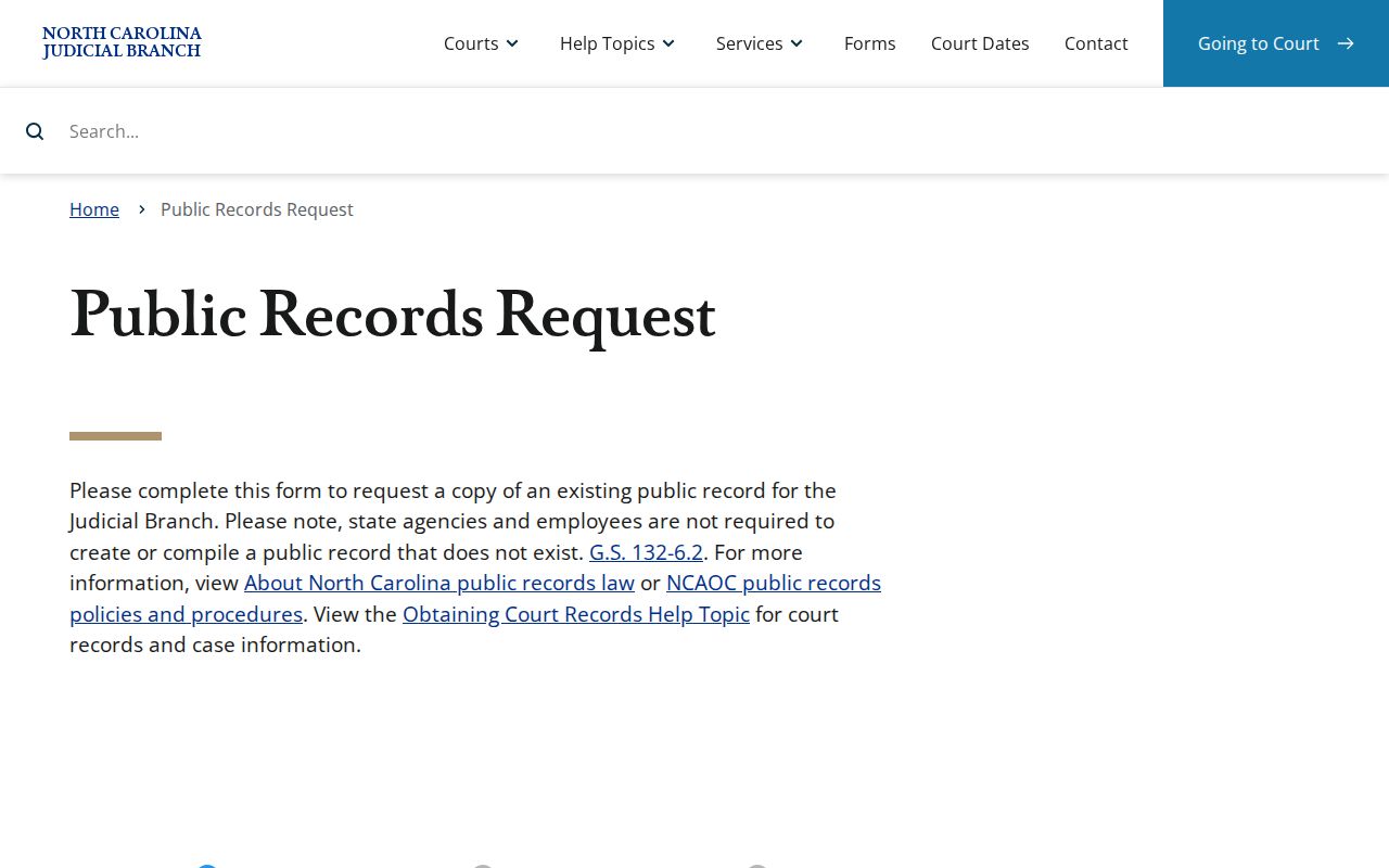 Beaufort County court records public-records request guidance