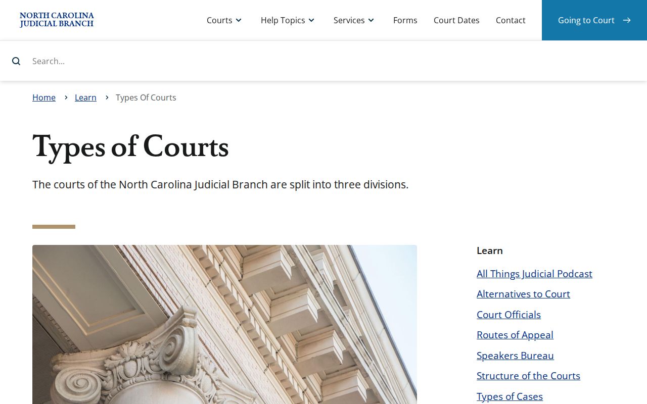 Beaufort County court docket North Carolina court structure